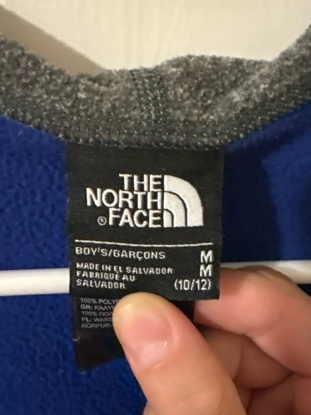 The North Face kids zip